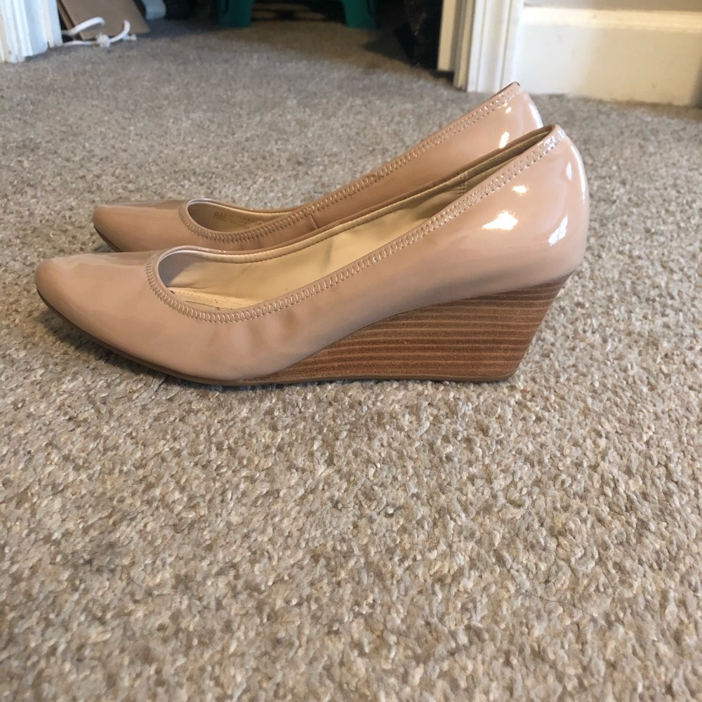 Cole Haan Nude Wedges